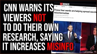⁣CNN Says Independent Research Is MISINFO, Media Discourages Critical Thinking