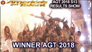 AGT 2018 WINNER IS --  America's Got Talent Season 13 Winner  Finale Results