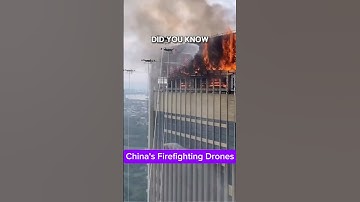 🚁🔥 China’s Firefighting Drones: The Future of Fire Rescue!