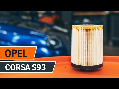 Come sostituire filtro olio motore e olio motore su OPEL CORSA S93 [VIDEO TUTORIAL DI AUTODOC]