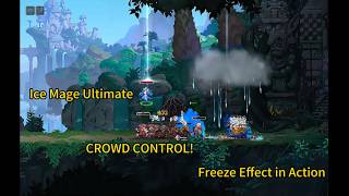 Ice Mage Ult Freezes Everything! Insane CC in Combat  #roguelite #indiegame #gameplay #pixelart