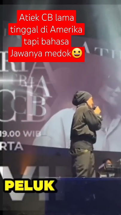 Momen lucu saat konser Nicky Meets Atiek CB. Bahasa Jawa Atiek CB masih kental walau lama di USA