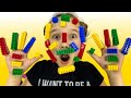 Toys gets stuck on Niki&#39;s face | LEGO HANDS | Emi and Niki Family Show