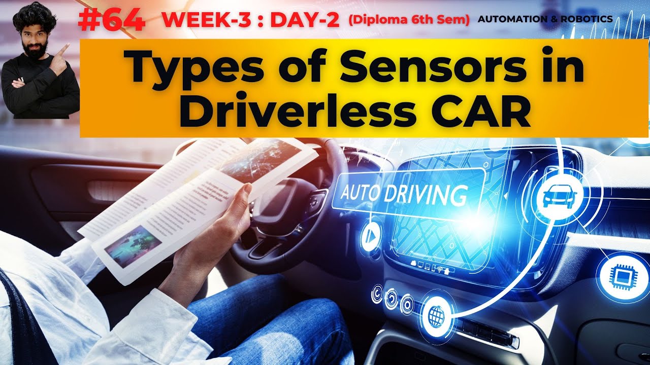 64 W3 D2 PART 3 Types of sensors used in driverless car - YouTube