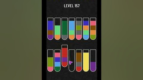 Water Sort Puzzle Level 157 Solved