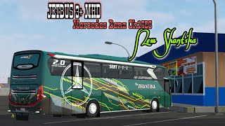 New Shantika || Jetbus 3+ Mhd Mercedes Benz Oh 1626 || Bussid