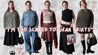 styling clothes you're scared of (baggy clothes, bodycon, skirts)