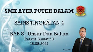 Sains 4C 25 Ogos 2021 Praktis Sumatif 8