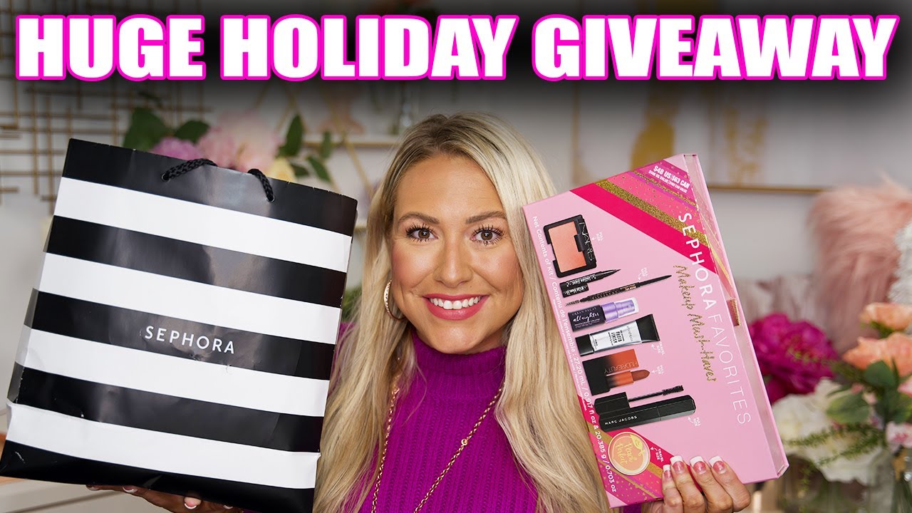 HUGE HOLIDAY 2020 GIVEAWAY!!!! Makeup, Skincare & more!!!