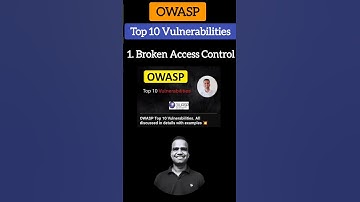 Broken Access Control - Top 10 Vulnerabilities 🚨 Watch full video on @security_for_you👇🔗 #shorts 80