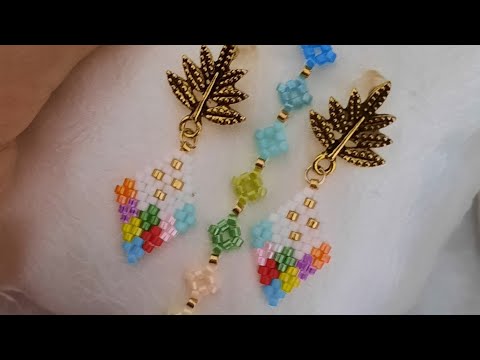 Miyuki Küpe Yapımı (Miyuki Earrings Making) #DIY #Tutorial