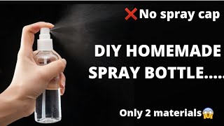 DIY SPRAY BOTTLE /❌️NO SPRAY CAP/EASY SPRAY BOTTLE AT HOME/#SHORTS