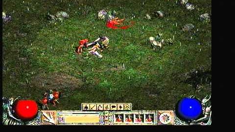 Diablo 2 Gameplay on Pandora via Touchscreen