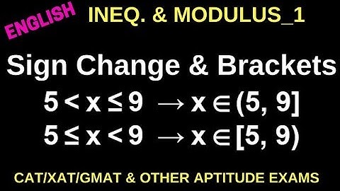 INEQUALITIES BASICS AND SIGN OF INEQUALITY CHANGES WHEN? _LESSON 1_ INEQUALITIES AND MODULUS