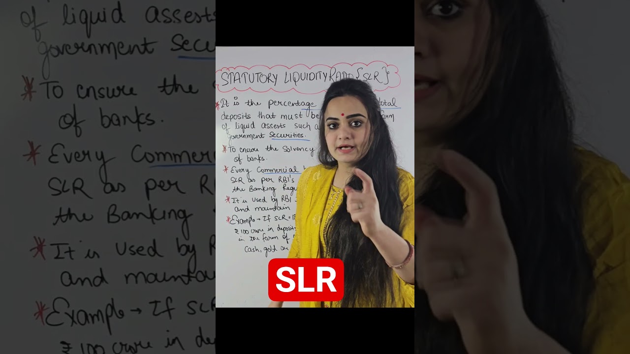 SLR Made Easy | SLR Ka Matlab Kya Hai? | Simple Explanation in Hindi | RBI
