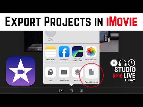 How to export projects in iMovie iOS (iPhone/iPad)