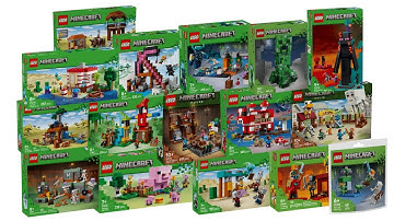 Every LEGO Minecraft 2025 Set – Full Speed Build Compilation!