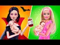 12 DIY de Bonecas Bebê Truques e Artesanato / Mamãe Vampiro vs Mamãe Glamur "Faça você mesmo"