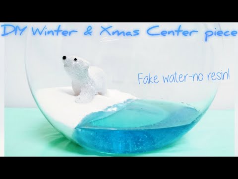 How To Make Fake Water - Artificial Aquarium DIY. Craft Hacks. Ideas to  Make & Sell, Homemade Gift 