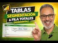 📊 Tablas, segmentación y totales horizontales en Excel (¡todo en uno!)