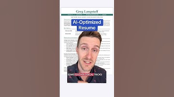 AI-optimized resume for ATS scanners #resume #career #jobsearch
