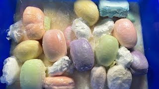 SOAKED SOAP | 37 PCS SOAP | MUSHY SOAP | ASMR SOAP | THANKSGIVING VIDEO #1kcreator #1ksubscribers