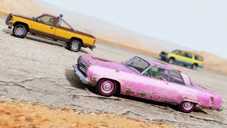 BeamNG Drive - Racing & Crashing (New Road WIP)