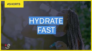 How to hydrate fast! 💧  #Shorts