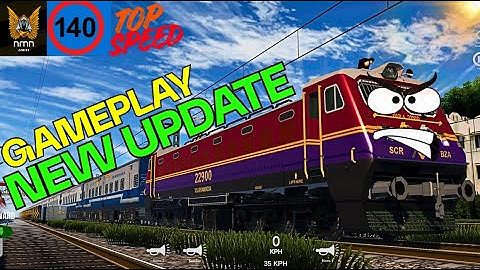 NEW UPDATE + TOP SPEED TRAIN क्या 140 की speed TOUCH करेंगे? Railway Simulator India @nmngamings