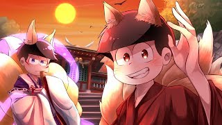 おそ松さん 夢のまた夢で狐パーカー松描いてみた Youtube