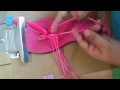 SANDALIA TEJIDA MACRAME ROSA #1