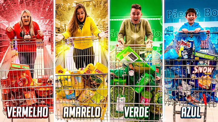 QUEM COMPRAR MAIS COMIDA DA SUA COR VENCE !!!