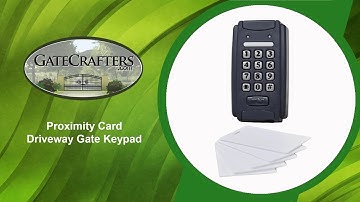 How To Use Estate Swing Close Proximity Card for Driveway Gate Keypad