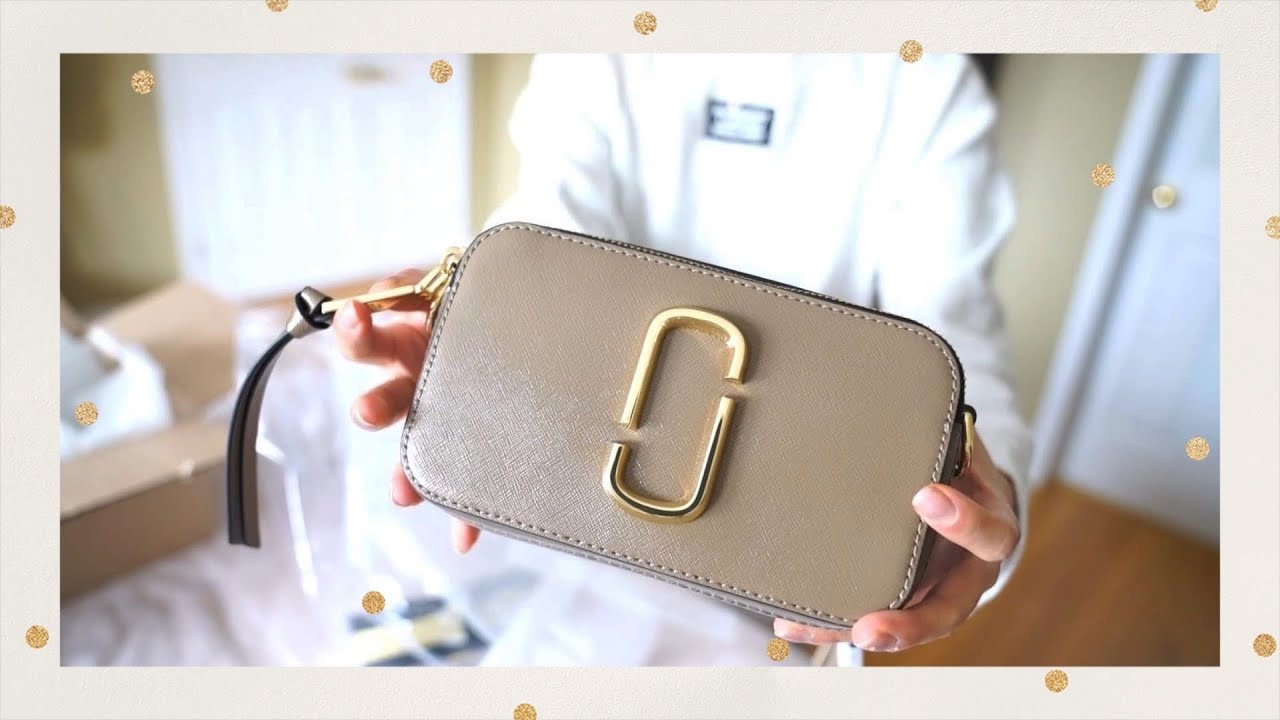 Marc Jacobs Snapshot Camera Bag Sunkissed review unboxing 