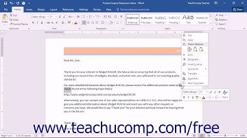 Word 2016 Tutorial Smart Lookup and Insights- 2016 Only Microsoft Training