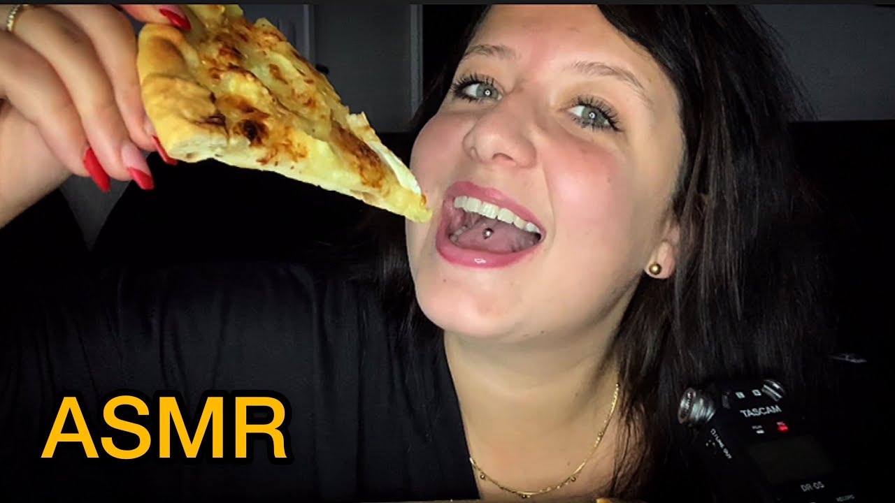 ASMR  REPAS BLABLA 🗣 : PIZZA🍕 + SALADE DE RIZ 🍚