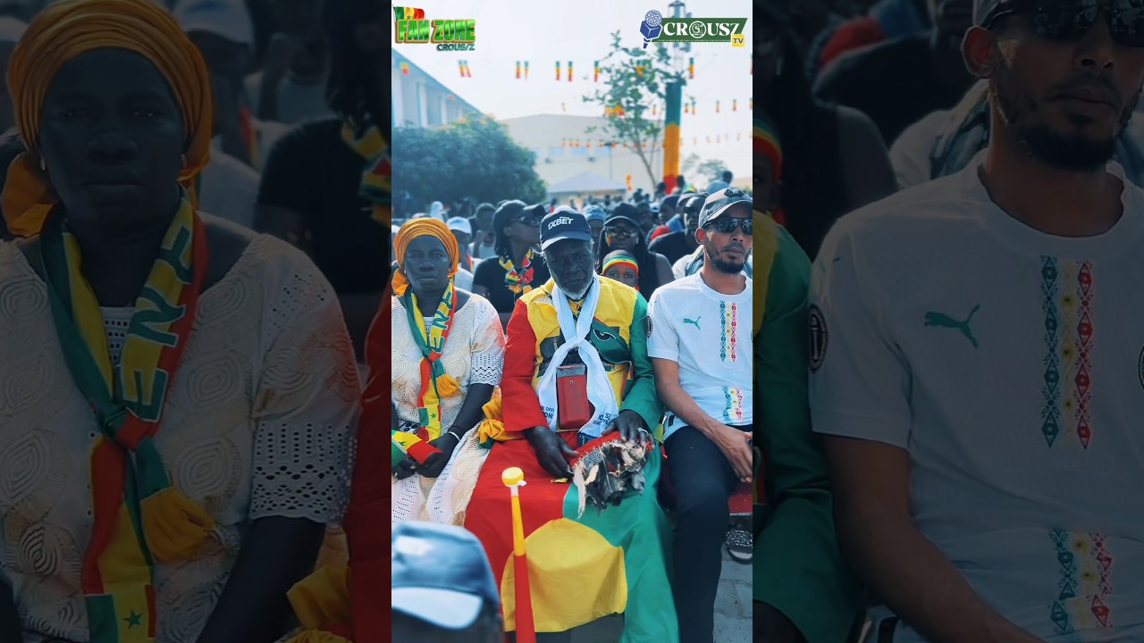 Premières Images de la Demi-Finale #AFCON2025  Sénégal 🇸🇳 vs 🇾🇪 Egypte #crousz #fanzone #Gaïndé