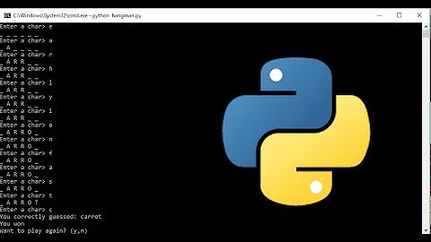 Python #02 - Hangman programmieren mit Python