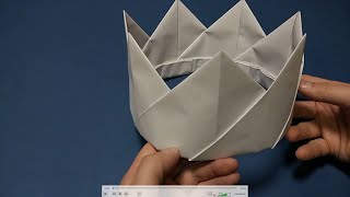 КОРОНА из бумаги. CROWN made of paper