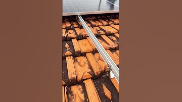 Thực tế lắp bát mái ngói hỗ trợ lắp pin mặt trời #dienmattroi #solar