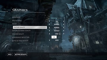 How To Change Texture Quality In Thief