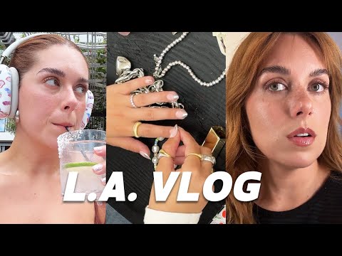 LOS ANGELES TRAVEL VLOG // work trip + something exciting 👀💅🏼