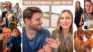 TELLING OUR FRIENDS \& FAMILY WE'RE PREGNANT (part 1) *the sweetest reactions*