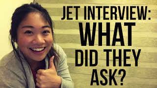 JET Program Interview: WHAT DID THEY ASK???