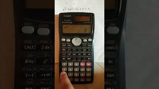 How to Solve Cubic Equation | using calculator  (Casio fx-991MS)
