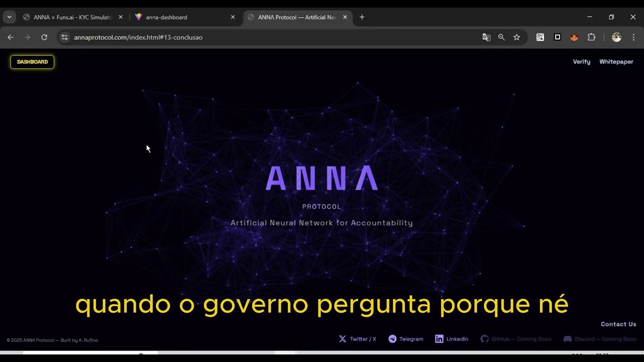 ANNA Protocol - Apresentando Dashboard PT