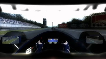 rFactor Helmet cam F1 1994 - Unedited live capture using Damon Hill