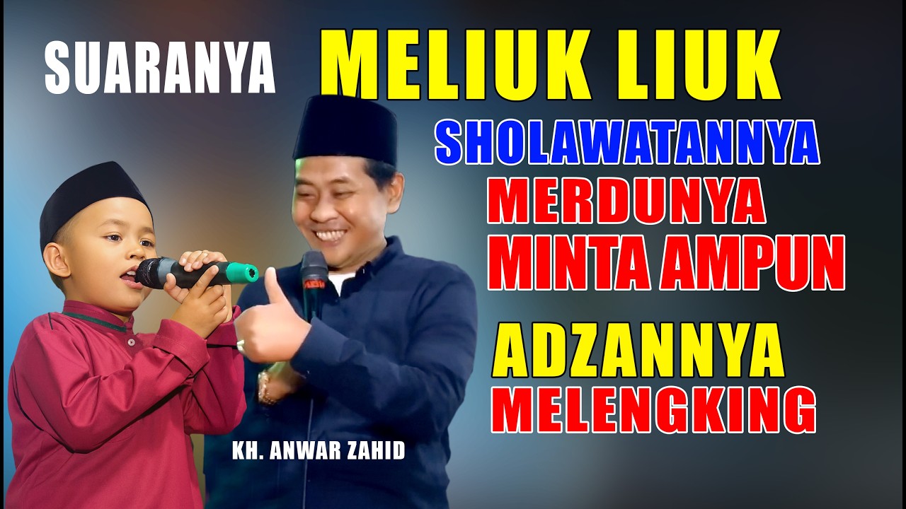 awalnya diragukan ternyata merdunya minta ampun, sholawat dan adzan jombang pengajian kh anwar zahid