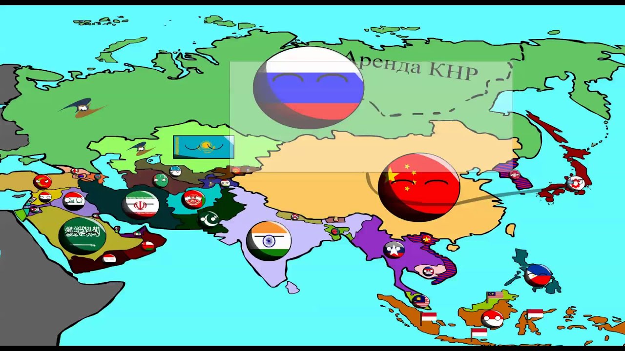 Карта россии кантриболз