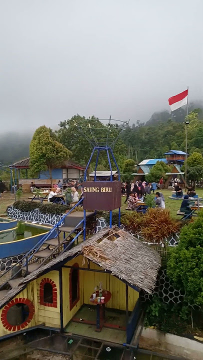 wisata Gunung karang villa biru #pandeglang #villabiru